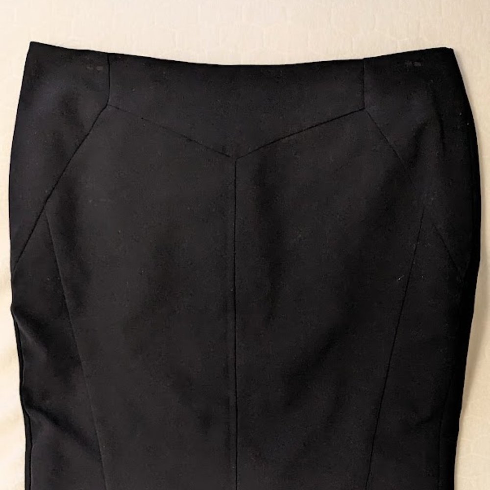 Worthington Womens A Line Black Skirt size 12